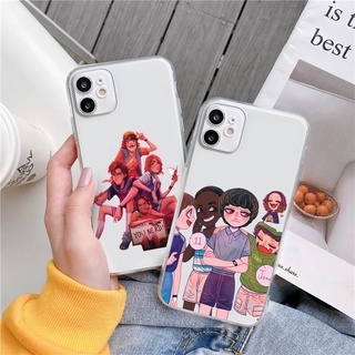 เคสโทรศัพท์มือถือ แบบนิ่ม ลาย stranger things season 4 สําหรับ iphone 6 6s 7 X XS XR XSMax 11pro 12 pro 13 promax