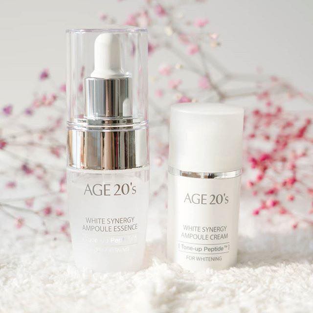 AGE 20's ครีมบำรุงผิวหน้าจากเกาหลี White synergy ampoule essence
