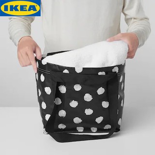 IKEA SKRUTTIG กระเป๋าช้อปปิ้ง ใส่กุญแจ ใส่กระเป๋าสตางค์ 28x29x10 ซม