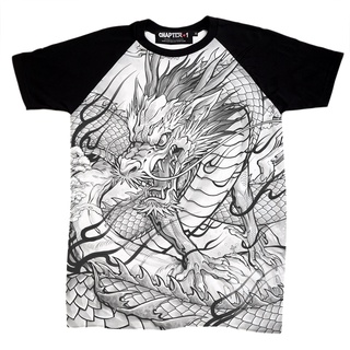 เสื้อยืด แขนสั้น แชปเตอร์วัน ยามิ ลาย มังกรจีน ผ้านิ่ม / Chinese Dragon Yami Chapter One T-shirt