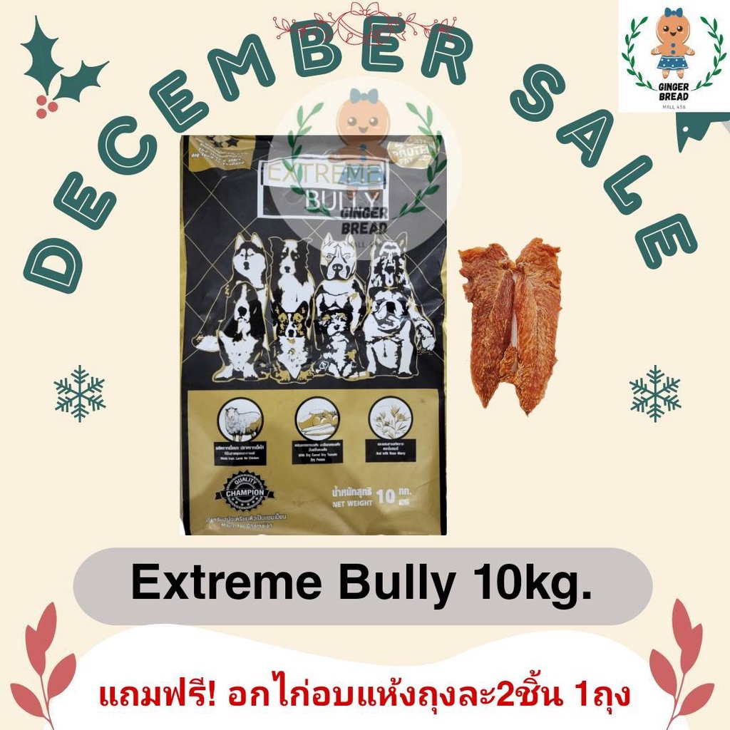 Extreme Bully 10 kg อาหารสุนัขโปรตีน45% (EXP JAN2024)