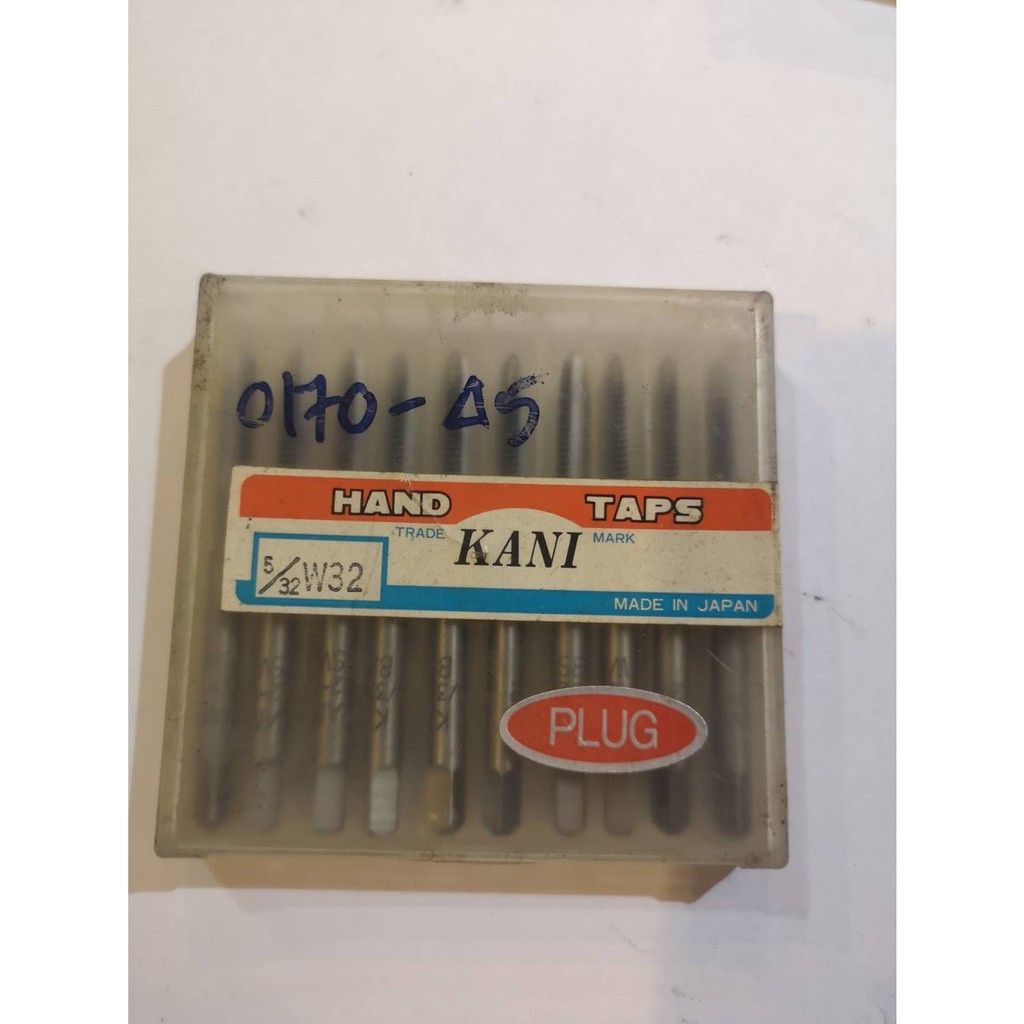 KANI ต๊าปเดี่ยว BSW 5/32"x32 Made in Japan #ดอกต๊าป #ต๊าปหุน #ต๊าปเกลียวน๊อต (ราคา/1ดอก) ดอกต๊าปเดี่