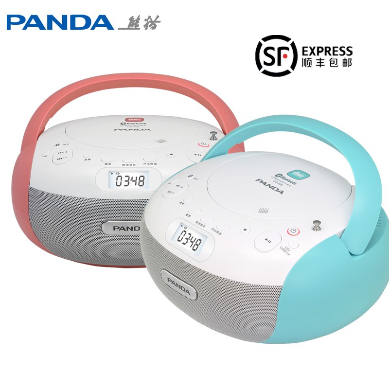 🔥ระเบิด PANDA / CD-306 Bluetooth cd bread machine repeater U disk disc เครื่องเล่นในตัวการ์ดการศึกษาก่อนคลอดเครื่องเล่