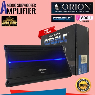 [ ลดพิเศษของแท้100% ] พาวเวอร์แอมป์ Orion รุ่น Cobalt CO800.1 แอมป์โมโนขับซับตู้กำลังขับสูงสุด 800 วัตต์