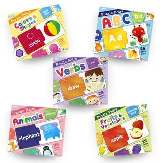 BrainyToys Puzzle Pairs จับคู่ภาพและคำศัพท์ (ซื้อแยกกล่องได้)