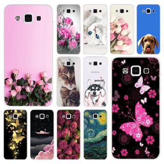 tpu เคสโทรศัพท์ซิลิโคนลายดอกไม้สําหรับ samsung galaxy a 5 a 5 2015 a 500 a 500 f