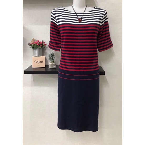 [สหรัฐอเมริกาผลิตภัณฑ์] STRAIGHT FORM DRESS ‍ ️ KAREN SCOTT