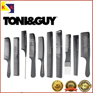 Toni &amp; Guy หวีคาร์บอน ป้องกันไฟฟ้าสถิตย์ แบบมืออาชีพ สําหรับร้านตัดผม