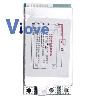 บอร์ดป้องกันแบตเตอรี่ลิเธียม 7S 24V 15A Li-Ion BMS PCB สําหรับจักรยานไฟฟ้า สกูตเตอร์ไฟฟ้า