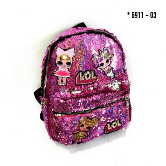 MBELLASHOP - 6911 - CHILDRENS BAGS - BATAM BAGS - กระเป๋านําเข้า - LOL UNICORN BAGS - กระเป๋า