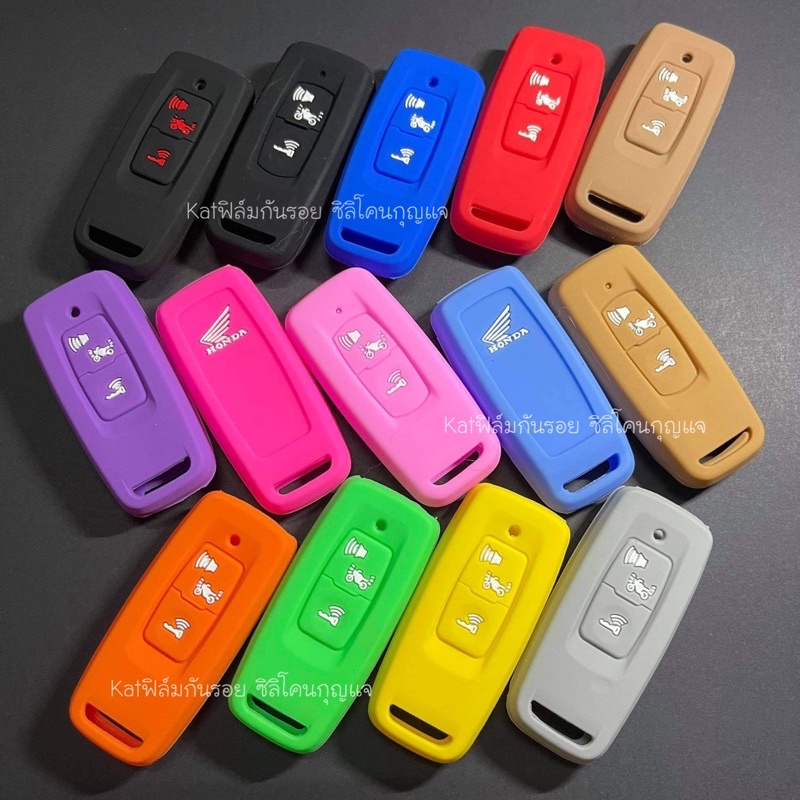 pcx160 ซิลิโคน Giorno Lead125 Click160 Adv350 ซิลิโคนรีโมท Pcx2021-2024 ซิลิโคนหุ้มกุญแจ เคสกุญแจ พร้อมจัดส่ง