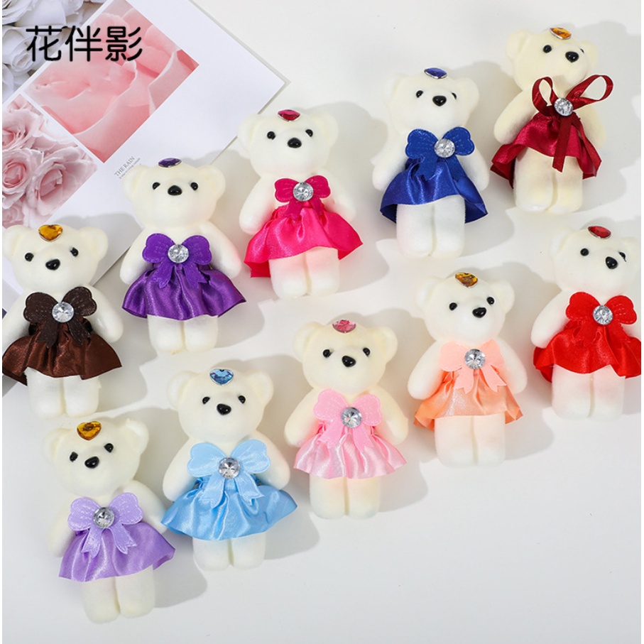 ช่อหมี DIY โฟมตุ๊กตาหมี ขนาดเล็ก 11 ซม.
