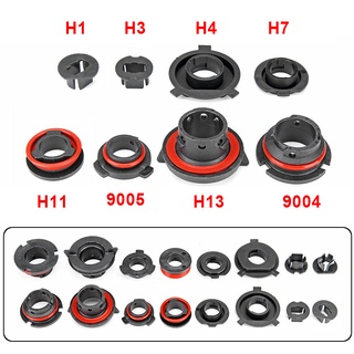 อะแดปเตอร์ซ็อกเก็ตหลอดไฟหน้ารถยนต์ LED สําหรับ H4 H1 H11 H7 9005 9006 H3 1 ชิ้น