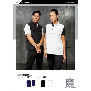 ขายส่งแพค10ตัว เสื้อแจ็คเก็ตแขนกุด Grand sport 20-679