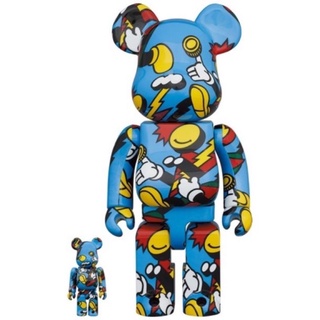 Be@rbrick Grafflex 400% &amp; 100% Bearbrick ของแท้ ของใหม่แกะเช็ค แบร์บริค Medicom Toy