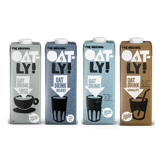 Oatly Oat Drink โอ๊ตลี่ โอ๊ต ดริ้งค์ นมข้าวโอ๊ต รสชาติโอ๊ตเข้มข้น 1,000 มล. (เลือกรสได้)