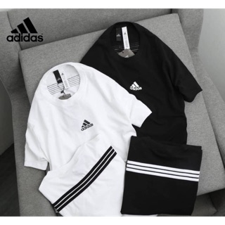 เสื้อADIDAS ตราปักกลางอก แถบ3สายพาดแนวไหล่ แนวสปอร์ต สายสปอร์ต