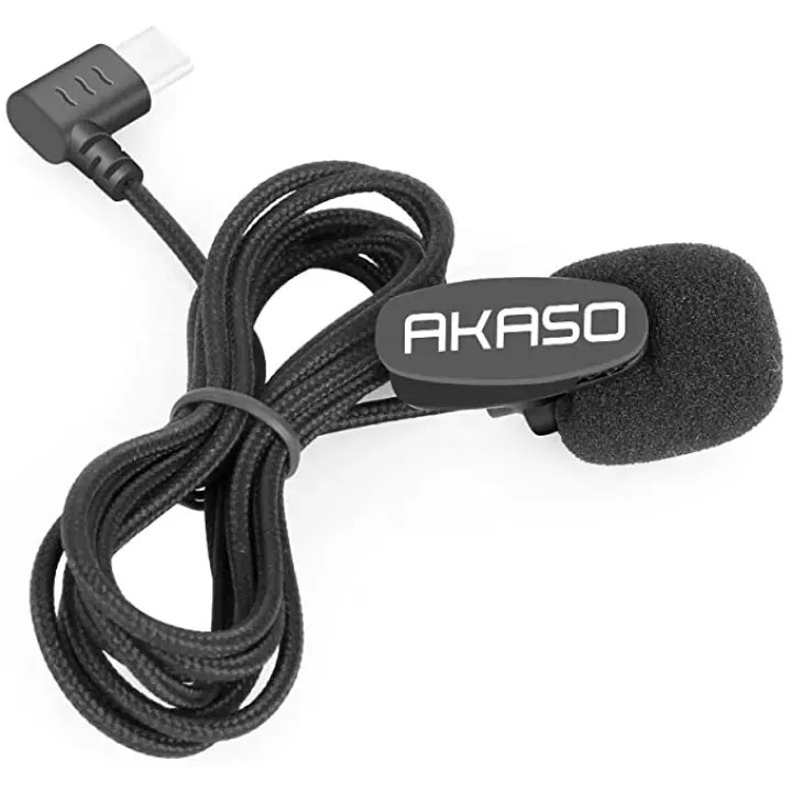 AKASO V50pro / Brave 6 plus / Brave 7 /Brave 8 External Microphone for AKASO Brave 6 plus Action Camera เท่านั้น