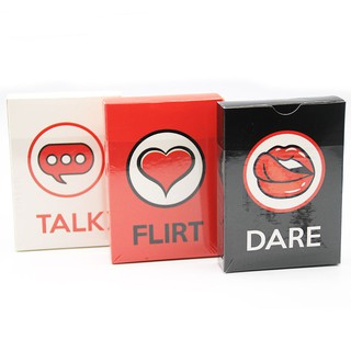 Talk, Flirt or Dare Romantic Talk Card Game