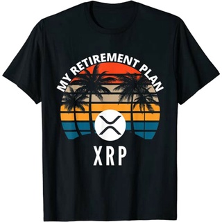 เสื้อเด็กหญิง - Xrp คือแผนการเกษียณอายุของฉัน, โลโก้ระลอกคลื่น Xrp, เสื้อยืดแต่งทรงผม, เสื้อยืดเหรี