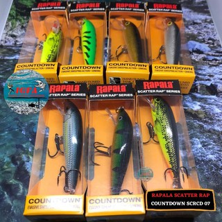 Rapala เหยื่อล่อแร็ปนับถอยหลัง SCRCD07