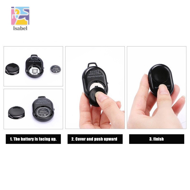 Bluetooth Remote Control Button Wireless Portable for Mobile Phone ...