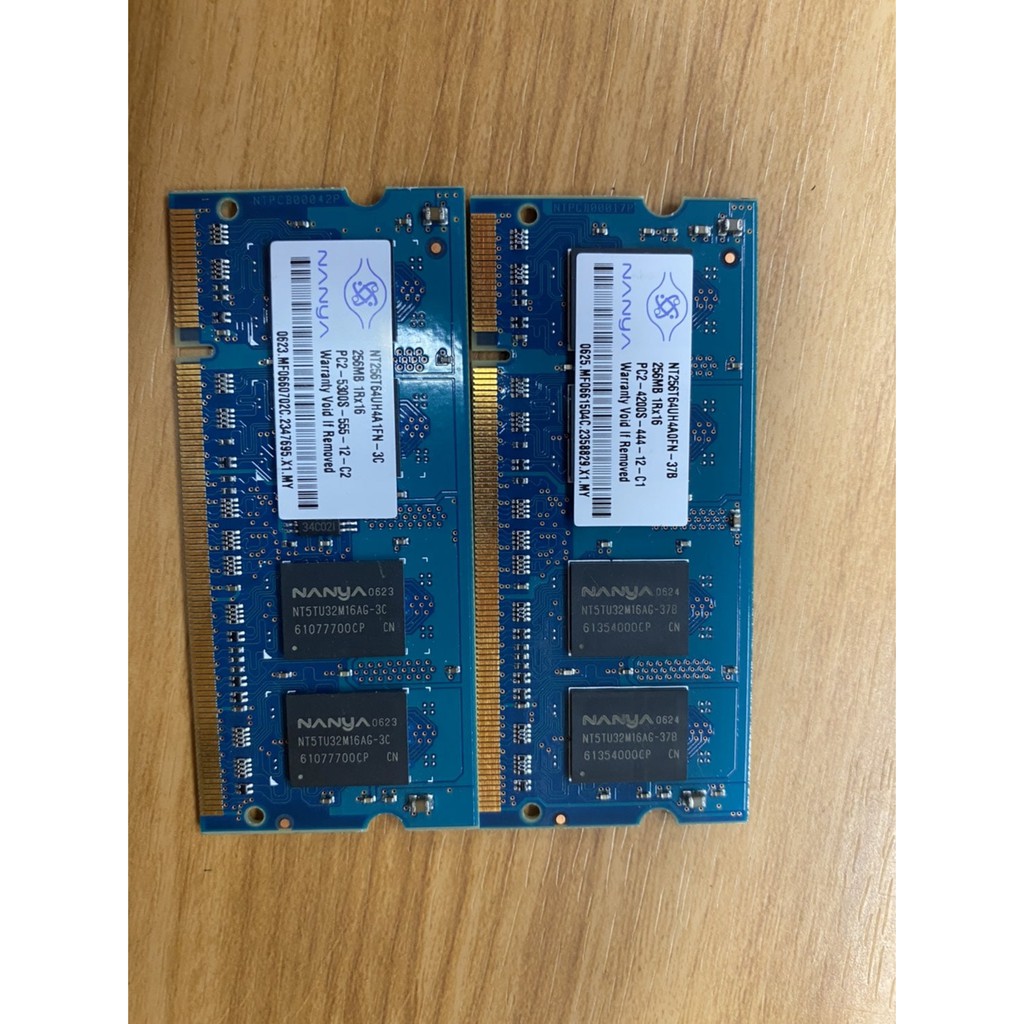 RAM NANYA 256MB PC2-5300S (NT256T64UH4A0FN-3C)
