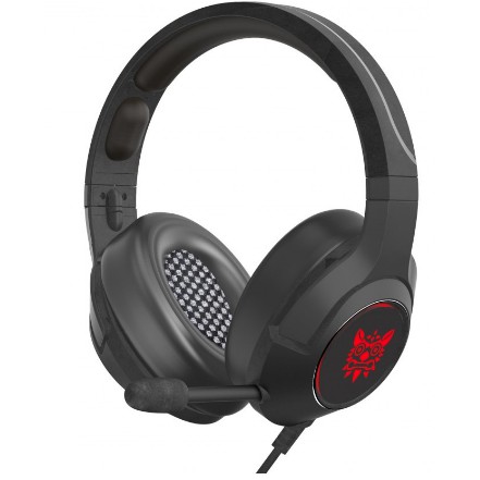 Onikuma K9 LED Gaming Headset หูฟังเกมมิ่ง (3.5mm+USB) - สีดำ