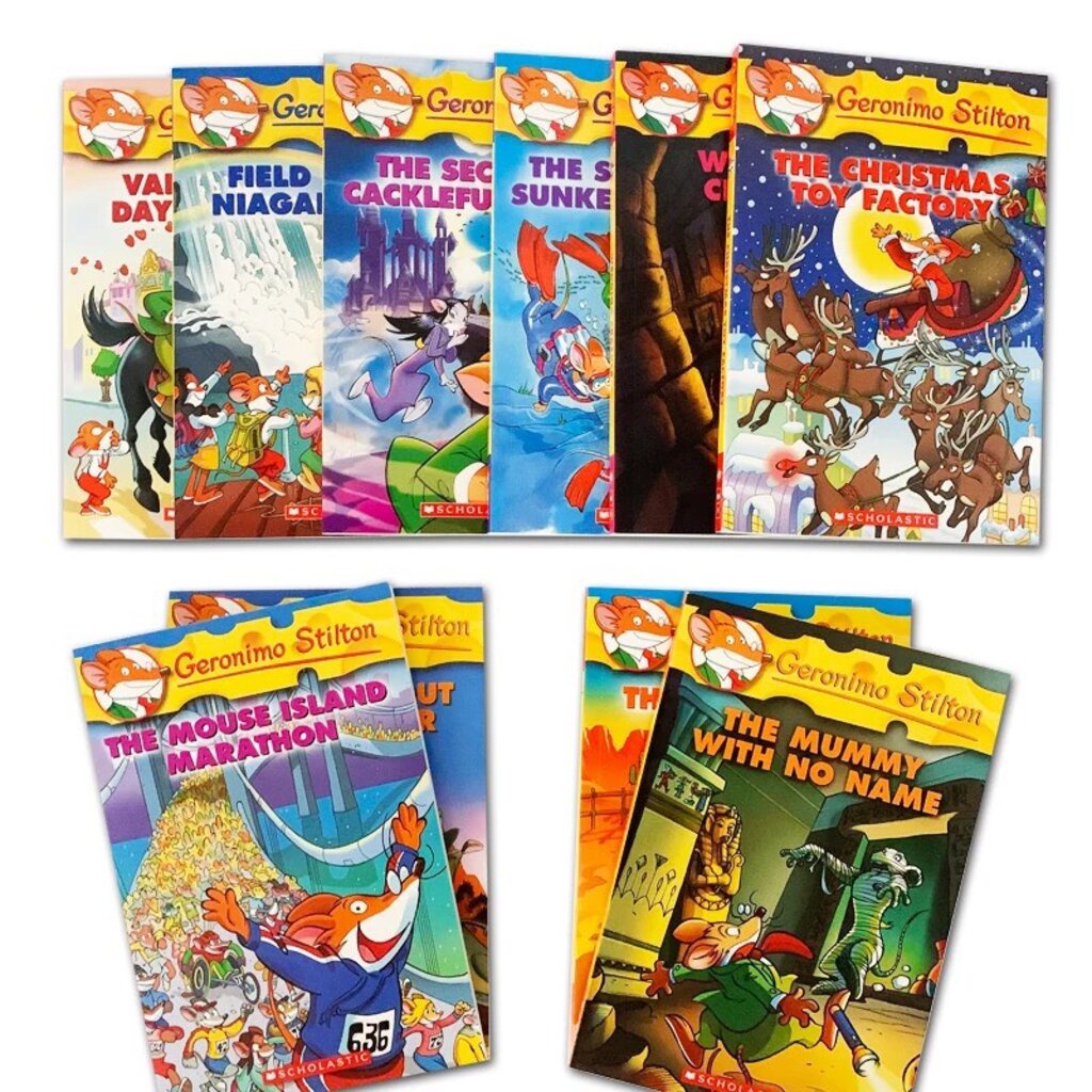 (พร้อมส่ง) Geronimo Stilton 21-30 ( 1 ชุดมี 10 เล่ม) หนังสือเด็ก ...