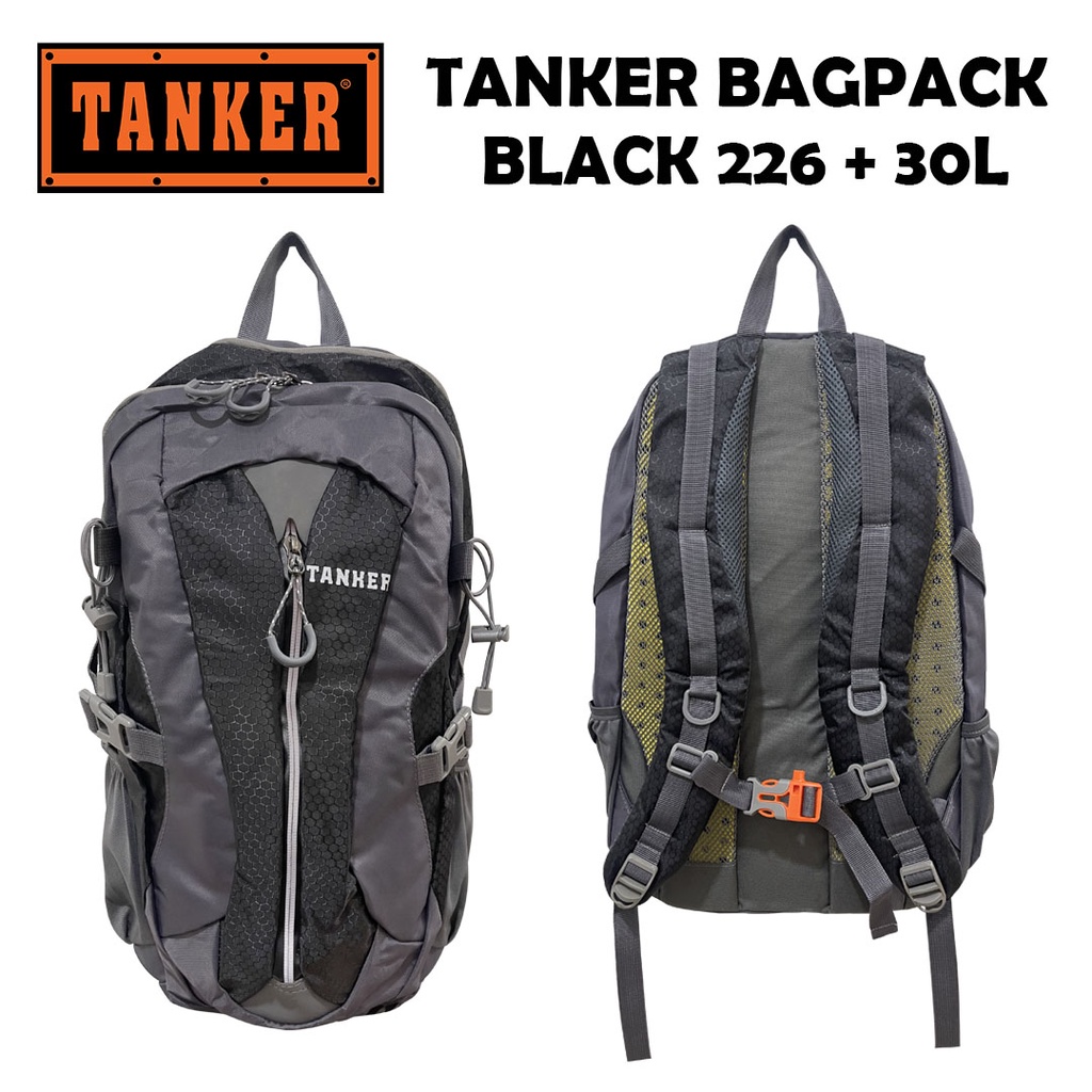 Tanker Backpack 226-30L- สีดํา