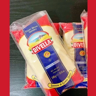 Divella Semolina Durum Wheat 500g แป้ง ดีเวลล่า ดูรัมวีท เซโมลินา ขนาด 500 กรัม
