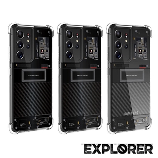 เคส Samsung Galaxy S21 Ultra [ Explorer Series ] 3D Anti-Shock Protection TPU Case