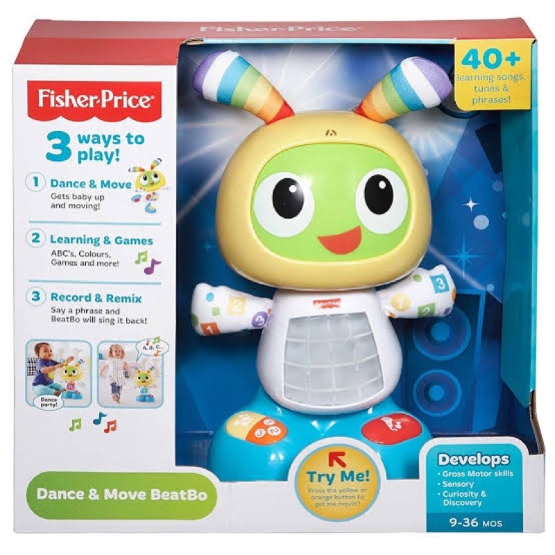 Fisher Price ฟิชเชอร์ ไพรส์ Bright Beats Dance Move BeatBo ของเล่นเด็ก มีเสียงเพลง เต้นได้ ของเล่นเส