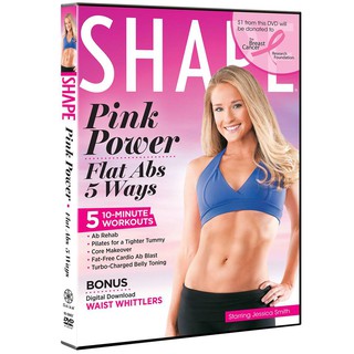 Shape Pink Power Flat Abs 5 Ways (Jessica Smith)