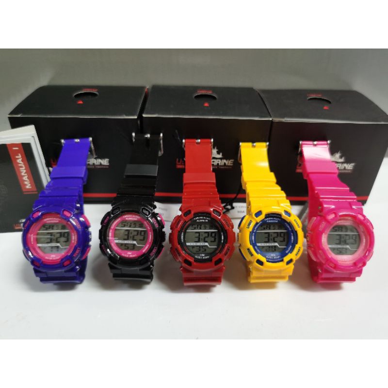 Us submarine TP 1351 Digital Sport Watch Lady Kids Watch