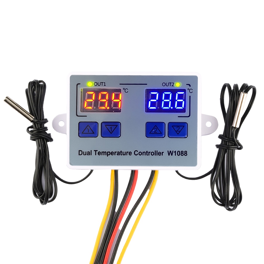 Aideepen W1088 -50°ค ~ 120°C เทอร์โมสตัทไมโครคอมพิวเตอร์ DC12V 24V AC110-220V ราคา ถูกที่สุด ดีลบีเคเค แกลเลอรีภาพที่ 7