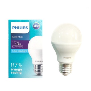 PHILIPS BULB 13w DAY LIGHT และWarmwhiteหลอดปิงปอง หลอดเกลี่ยวe 27 หลอดLED หลอดบับ 13w ฟิลิปชื้อเยอะมีราคาส่งนะคะ