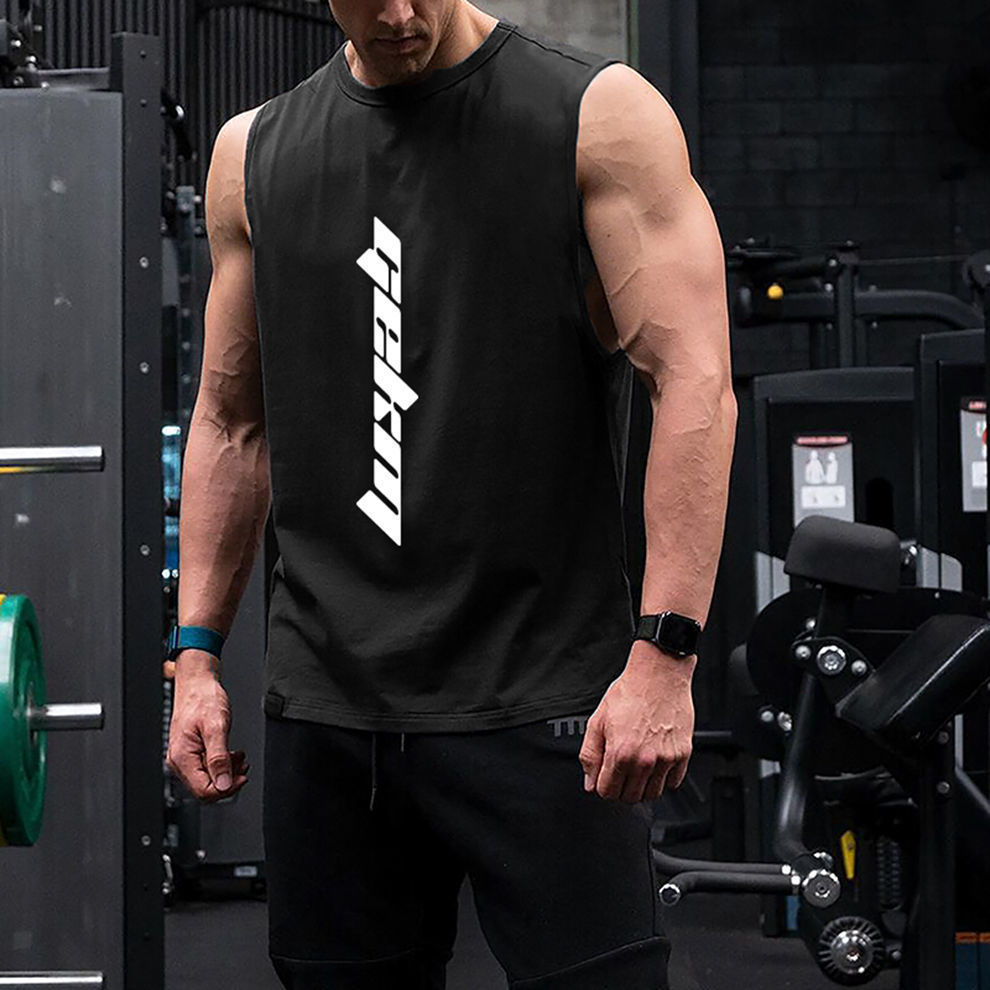 Mens Sleeveless t Shirts Muscle Mesh Tank Top Sport Fitness Workout Vest Tees Summer Casual t Shirts Blouse Quick Dry 
