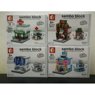 ตัวต่อเลโก้ Sembo block ร้านค้าชั้นนำ ไซค์มินิ