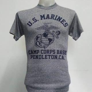 ถูกสุดๆเสื้อยืด แนวทหาร U.S.MARINES สไตล์วินเทจรหัสเต็ม