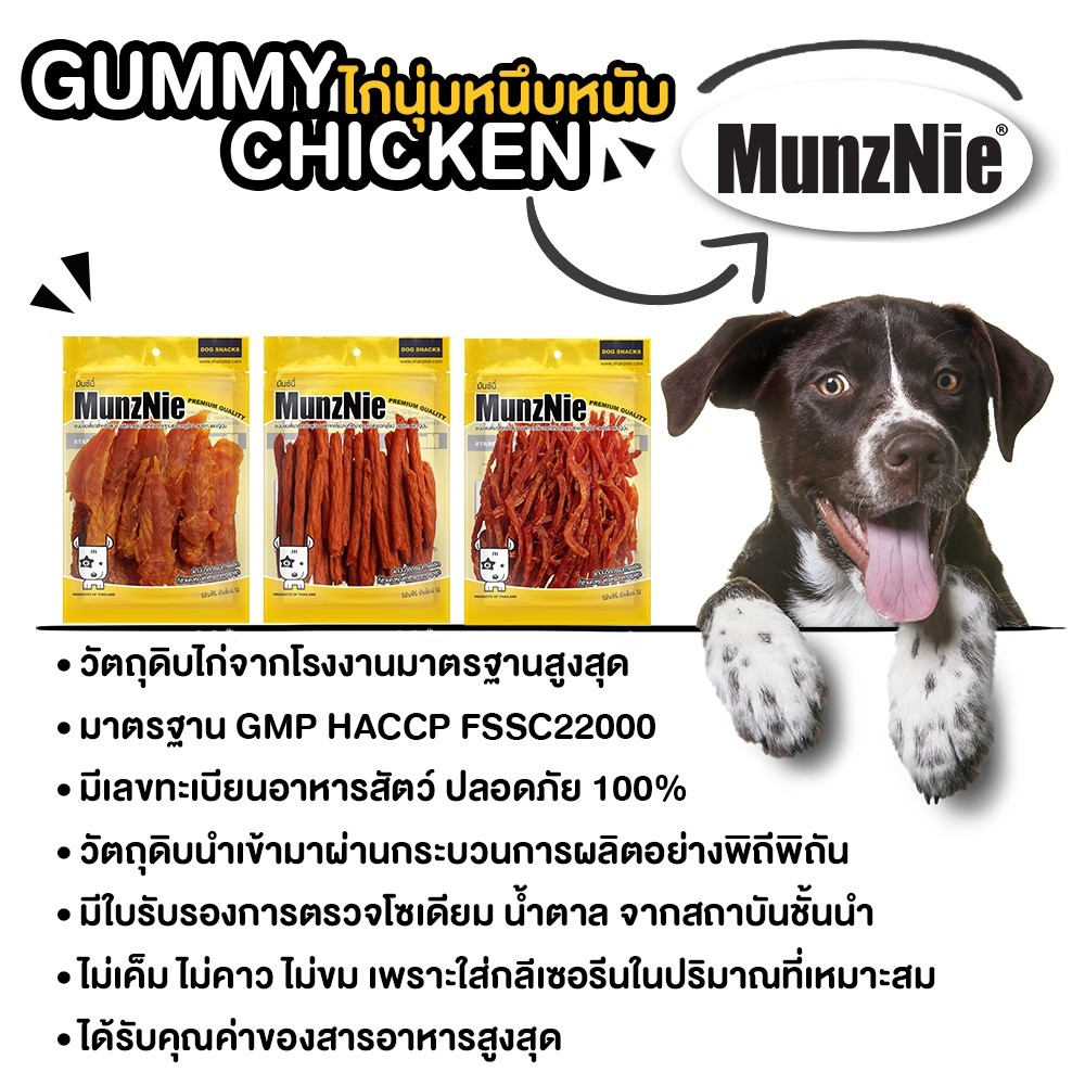 MUNZNIE ขนมสุนัข สันในไก่ ทำจากไก่ล้วนทุกสายพันธ์ - รูปที่ 2