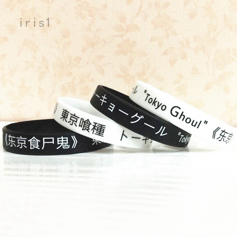 เครื่องประดับแฟชั่นสร้อยข้อมือสายรัดข้อมือซิลิโคนลาย tokyo ghost