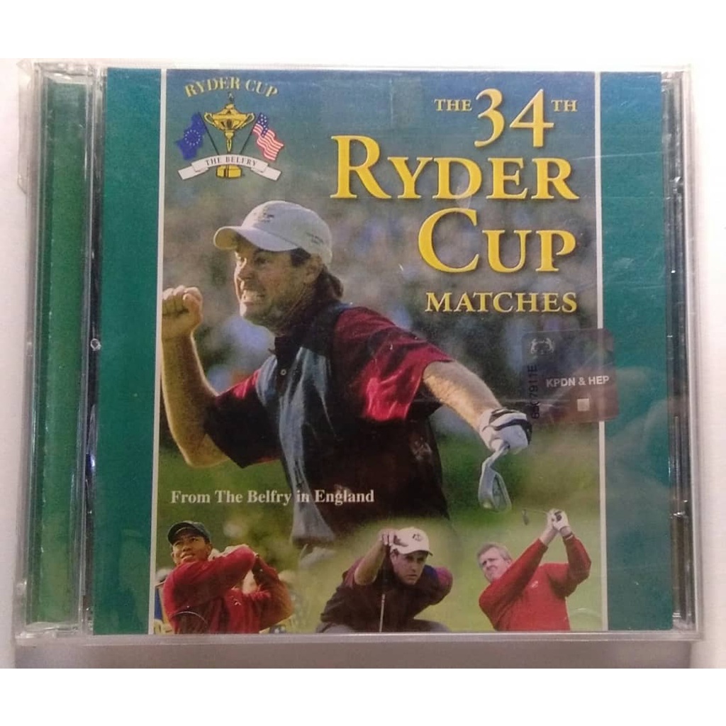 GOLF THE 34TH RYDER CUP MATCHES VIDEO CD