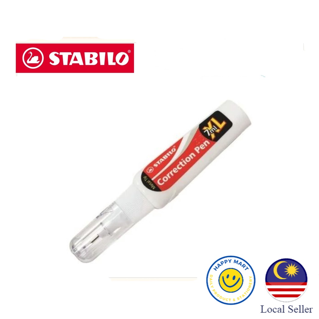 ปากกาลบคําผิด Stabilo 888PS / 888PM พร้อมปลายโลหะ 10ml / น้ํายาลบคําผิด