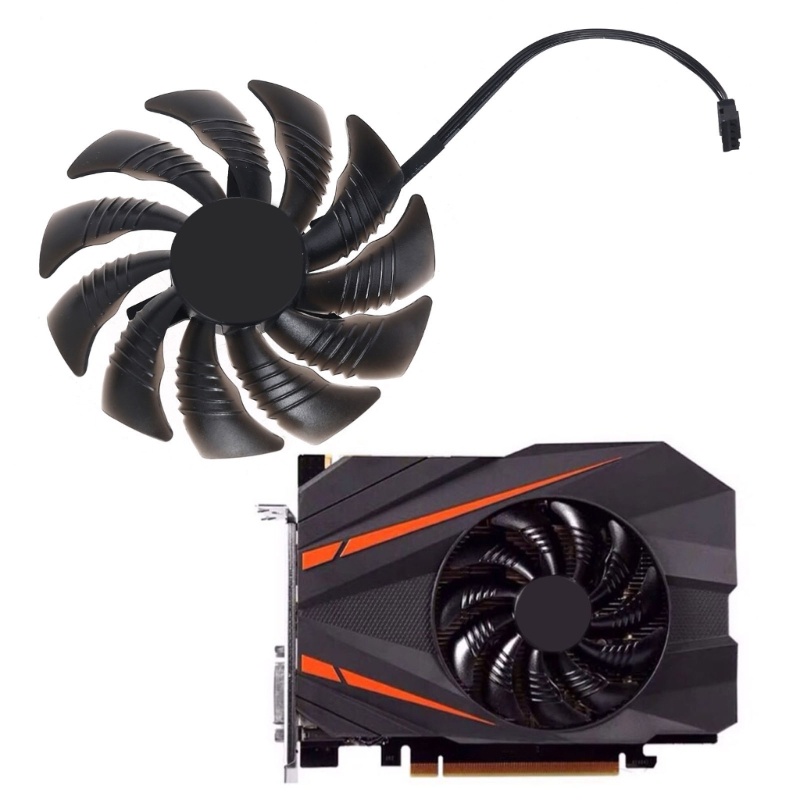 Orangesea กราฟิกการ์ดพัดลมระบายความร้อนสําหรับ Gigabyte GTX 1080 Mini Cooler เปลี่ยนพัดลมสําหรับ Gig