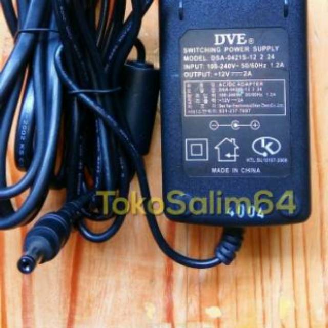 อะแดปเตอร์ 12V~2A~DVE สามารถใช้สําหรับออร์เจนได้