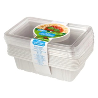 สมาร์ทเตอร์กล่องใส่อาหารทรงเหลี่ยมแพค 10ชิ้น Smarter Food Box Square Pack 10pcs.