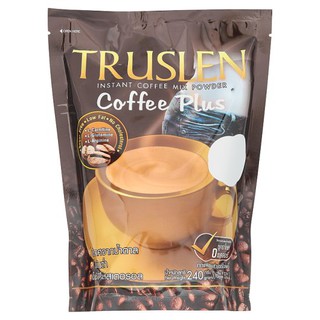 💥โปรสุดพิเศษ!!!💥 ทรูสเลน คอฟฟี่ พลัส กาแฟปรุงสำเร็จชนิดผง 16กรัม x 15 ซอง True Lane Coffee Plus Instant Coffee Powder 16