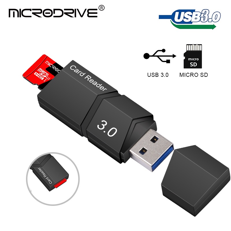 MicroDrive Brand micro sd card reader high quality smart card reader
