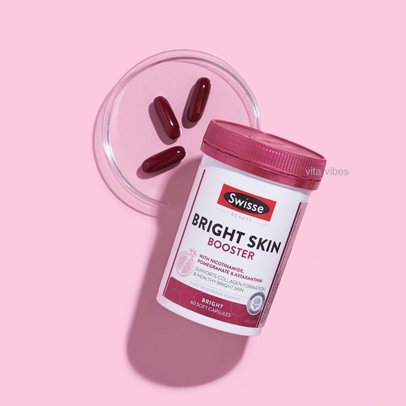 Swisse Beauty Bright Skin booster สูตรใหม่ ของแท้นำเข้าจากออสเตรเลีย